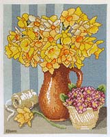 Vaso di fiori Narcisi gialli